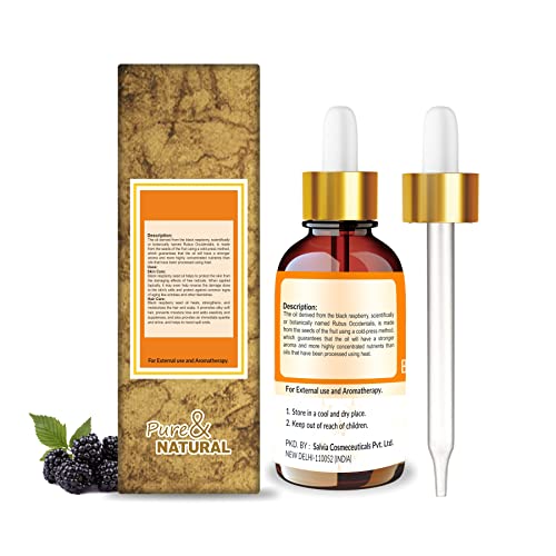 Image of Crysalis Black Raspberry Seed (Rubus Occidentalis) Oil|100% Pure & Natural Undiluted Essential Oil Organic Standard For Skin & Hair Care|Therapeutic Grade Oil, Improves Skin Elasticity-50ml