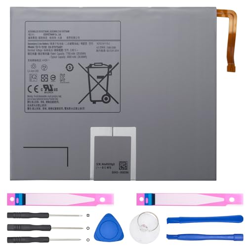 EB-BT875ABY Tablet Battery Compatible for Samsung Galaxy Tab S7 11 Inch 11-Inch Series Wi-Fi LTE 5G SM-T870 SM-T875 SM-T878U SM-T870N SM-T875N SM-T870NZKA SM-T875NZ SM-T875NZKA 3.86V 30.88Wh/8000mAh