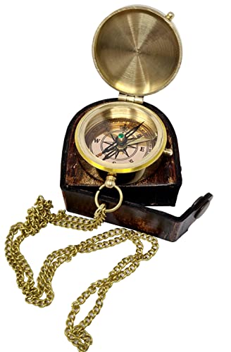 Brújula de latón grabada con verso bíblico inspirador - Regalo ideal para hijo, nieto o hija - Perfecta para bautizo, comunión, iglesia y graduación miniatura 4