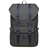 KAUKKO Laptop-Rucksack, funktionelle Outdoor-Tasche für Reisen & Camping, Studentenrucksack für Studenten, L