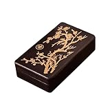 Joyero De Madera - Organizadora De Joyas De Madera, Soporte De Almacenamiento De Aretes Vintage Portátil Para Niños, Hija, Familia, Amigos, Anillos, Aretes, Pulseras, Collares, Escritorio, Tocado