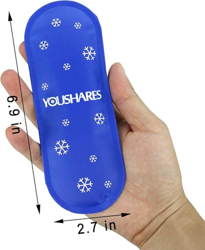 Image of YOUSHARES Ice Packs for Insulin Travel Case - Reusable Cooler Ice Packs Suitable for Diabetic Insulin Cooler Pen Carry Case（4 Packs）