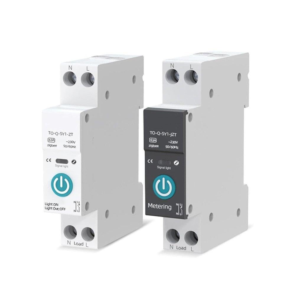 1P 63A DIN Rail for Smart Home Wireless Remote Control Smart Switch White No Metering Protect Electrical Equipment(ZigBee 40A,White No metering) image 5