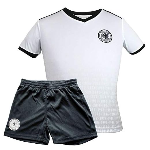 MC Trend Original DFB fotbollströja set för barn • Alla EM/VM titeler • Jersey & byxor Tyskland landslaget världsmästare