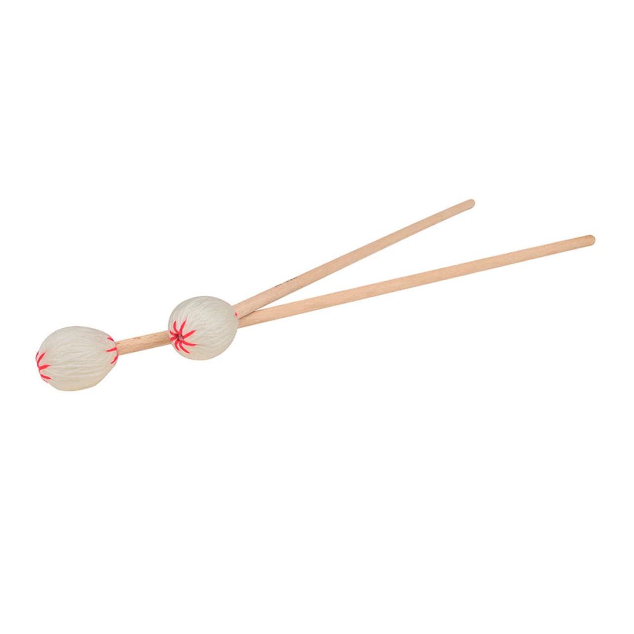 TOYANDONA 2 Stück Professionelle Marimba Hämmer Trommelschlägel aus Robustem Ahornholz mit Langem Griff für Schlaginstrumente