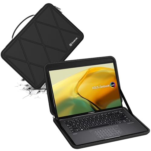 Smatree Housse de Protection Rigide en EVA Compatible avec ASUS Zenbook 14 (UX3402) Notebook Bag (X8042)