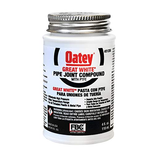 Oatey Great White White Pipe Joint Compound 4 oz.