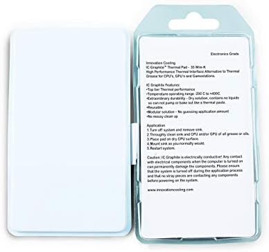 IC Graphite ThermaInnovation Cooling Graphite Thermal Pad - Alternative To Thermal Paste/Grease (30 X 30mm)