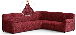 Menotti Microfibra Collection Corner Sofa Cover, Bordeaux