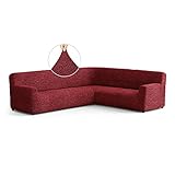 Sectional Sofa Cover - Corner Sofa Slipcover - Soft Polyester Fabric Slipcovers - 1-Piece Form Fit...
