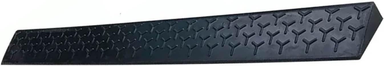 OSTsauY 縁石用スロープ 自転車、車、歩道、車椅子用の黒ゴム製縁石スロープ、ステップマット、スロープマット ゴム製縁石スロープ