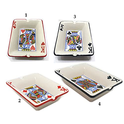 Cinzeiro Cartas de Baralho Ouros