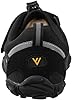 WHITIN Men's Trail Running Shoes Minimalist Barefoot Size 10 Wide Width Toe Box Gym Workout Fitness Low Zero Drop Light Weight FiveFingers Black 43