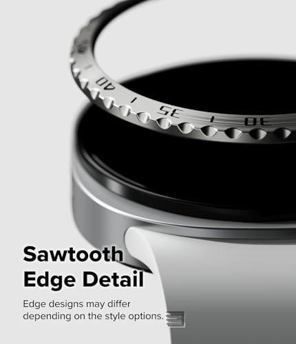 Cadran Ringke Bezel Styling argent 44mm pour Galaxy Watch 8 - 5