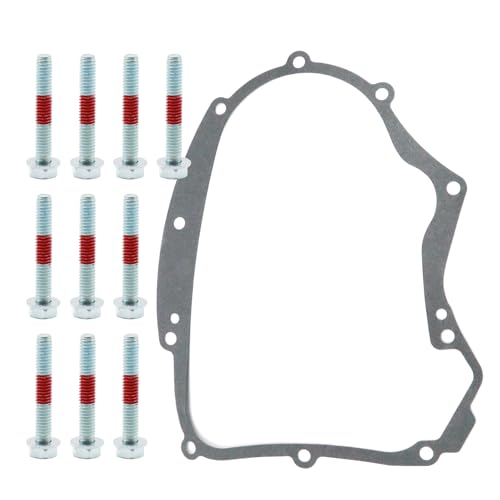Image of 594195 Crankcase Gasket with Bolts Kit, Replacement for BS 591911 697227 690945 273488 Small Gasoline Engine