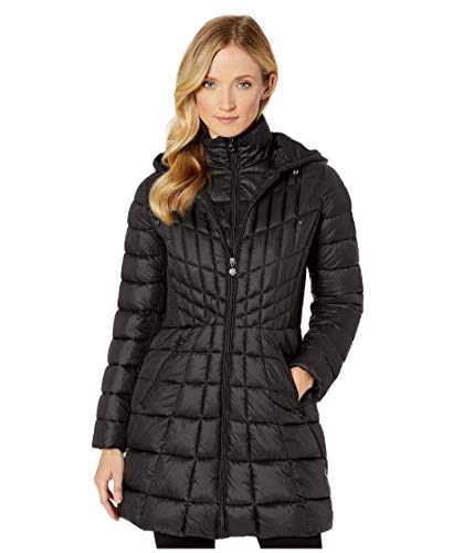 Preisvergleich Produktbild BERNARDO Damen Glossy Nylon Primaloft Jacket Alternativer Daunenmantel, schwarz, X-Large