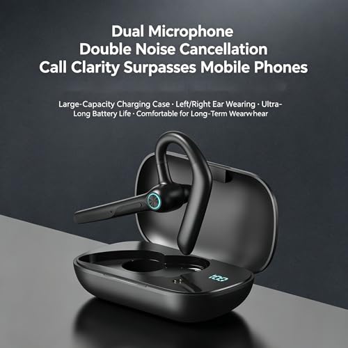 Auricular Bluetooth Negro Open Ear para Oficina miniatura 6