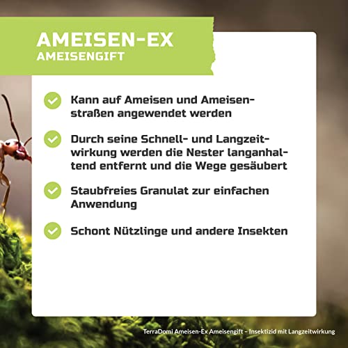 Terra Domi Ameisenstreumittel 500g – Effektives Ameisengift