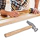 Schuhhammer Ganz aus Stahl | Schuhmacherhammer mit Holzgriff für Reparatur und Herstellung | Profi Werkzeug für Handwerker