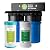 iSpring WGB21B-KS 2-Stage Whole House Water Filtration System with 10" x 4.5" Sediment CTO(Chlorine, Taste and Odor) Filter,KDF+GAC filter, Removes Chlorine, Iron, Lead, Odor and More, 1" Inlet/Outlet