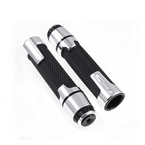 Embouts de guidon argent en aluminium CNC pour moto BMW F800S