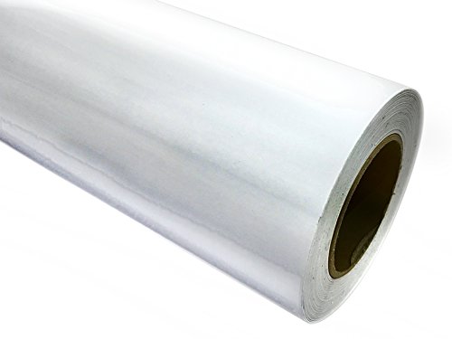 50" x 50 ft Roll of Clear Adhesive-Backed Vinyl for Digital Print Media High Tack Permanent