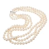 Longueur du collier : brin court 44 cm, brin long 48 cm. Vous pouvez porter ce collier de deux façons différentes. Portez-le trois couches ou optez pour un style ras-de-cou torsadé.