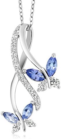 Gem Stone King Blue Tanzanite 925 