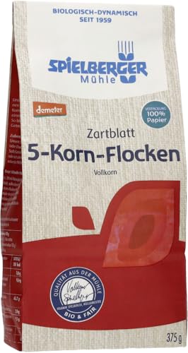 Spielberger Bio 5-Korn-Flocken, demeter (2 x 375 gr)