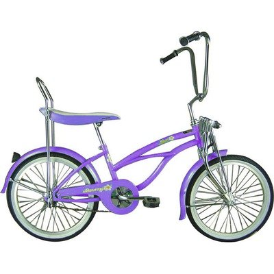 purple beach cruiser bike