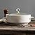 FENNVV Ceramic Soup Tureen with Glass Lid White Porcelain Serving Soup Bowls for Restaurant Home Kitchen Decoration Large Ceramic Covered Tureens with Ceramic Ladle