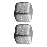 KAHDGSS Práctico De para Bebidas Control Temperatura Rápida Whiskys Stone Metal Refriating Cubes para Cócteles Titanios Cubos