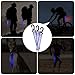 6 PCS Reflective Straps, Blue Reflective Backpack Tags Bicycle Reflectives Pendant Glow in the Dark Keychain Safety Night Reflector Pendants for Clothes Cycling Walking Running Climbing Camping