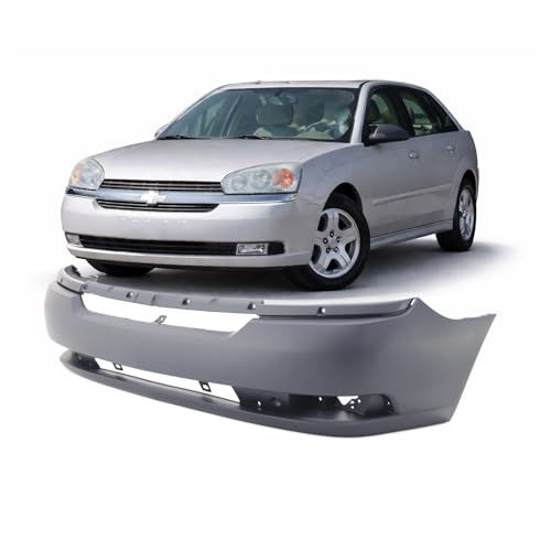 Image of FitParts Compatible with Chevrolet Malibu 2004-2005 Front Bumper Cover | Primed, With Fog Light Holes, With Molding Holes, With Fog Light & Molding Holes, Sedan /Hatchback, OEM 19120531, GM1000711