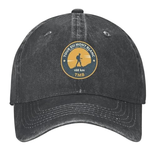 Casquette de randonnée Tour du Mont Blanc : snapback respirante et réglable hommes et femmes