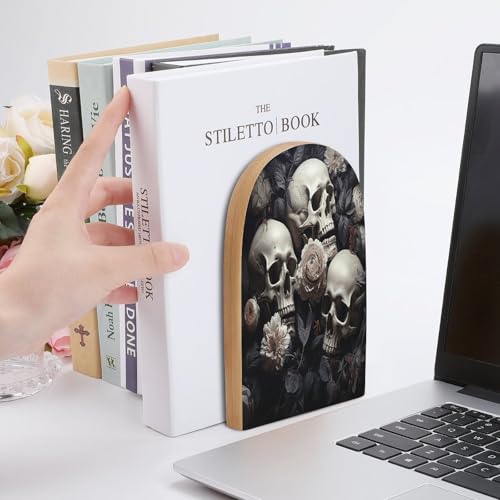 Sujetalibros de flores para evitar la caída de libros en la librería 7