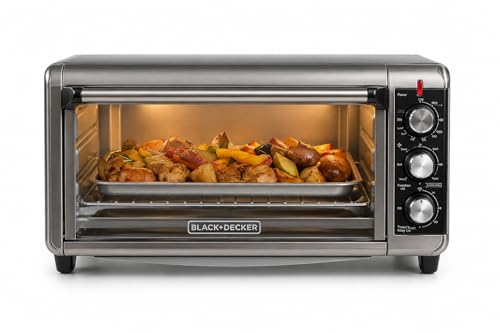 BLACK+DECKER 8-Slice Extra Wide Convection Toaster Oven
