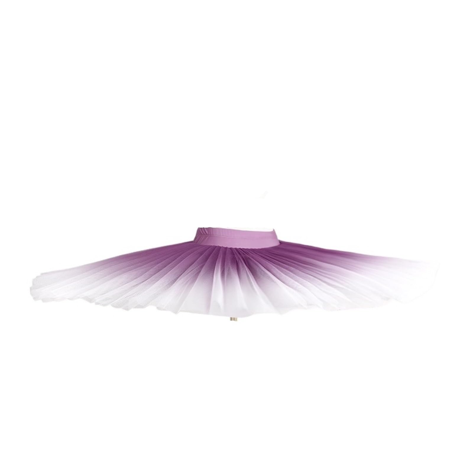 Tutú de ballet para niñas, falda de práctica de danza, vestido de baile degradado, Morado (, S