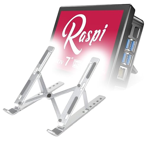 Support UPERFECT Raspberry Pi UP-MDS-101B06 en aluminium argent, stand BoxWave élégant et stable