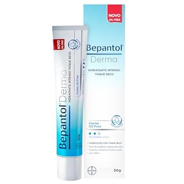 Bepantol Derma Toque Seco, Hidratante Corporal e Facial, para Pele Normal e Pele Seca, Oil Free, 30g