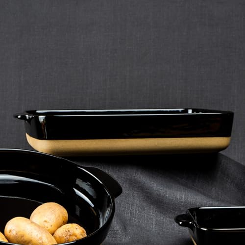 Plat à four céramique rectangulaire Lurch Terra Nova 32cm 2700ml noir - 6