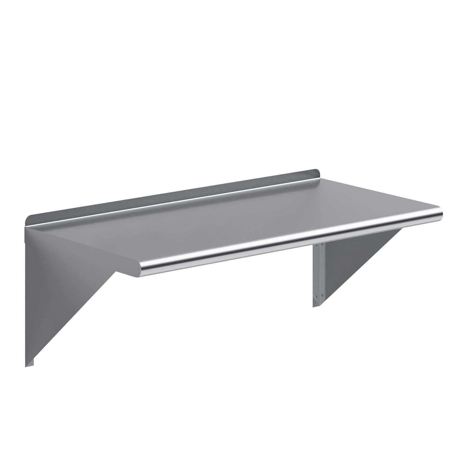 AmGood 36" Long X 18" Deep Stainless Steel Wall Shelf | NSF Certified | Appliance & Equipment Metal Shelving | Kitchen, Restaurant, Garage, Laundry,
