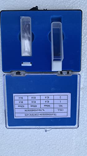 Image of WKM Glass Cuvette Spectrometer Cell Cuvette Laboratory Glassware 10 mm - 1 Box (2 Psc)