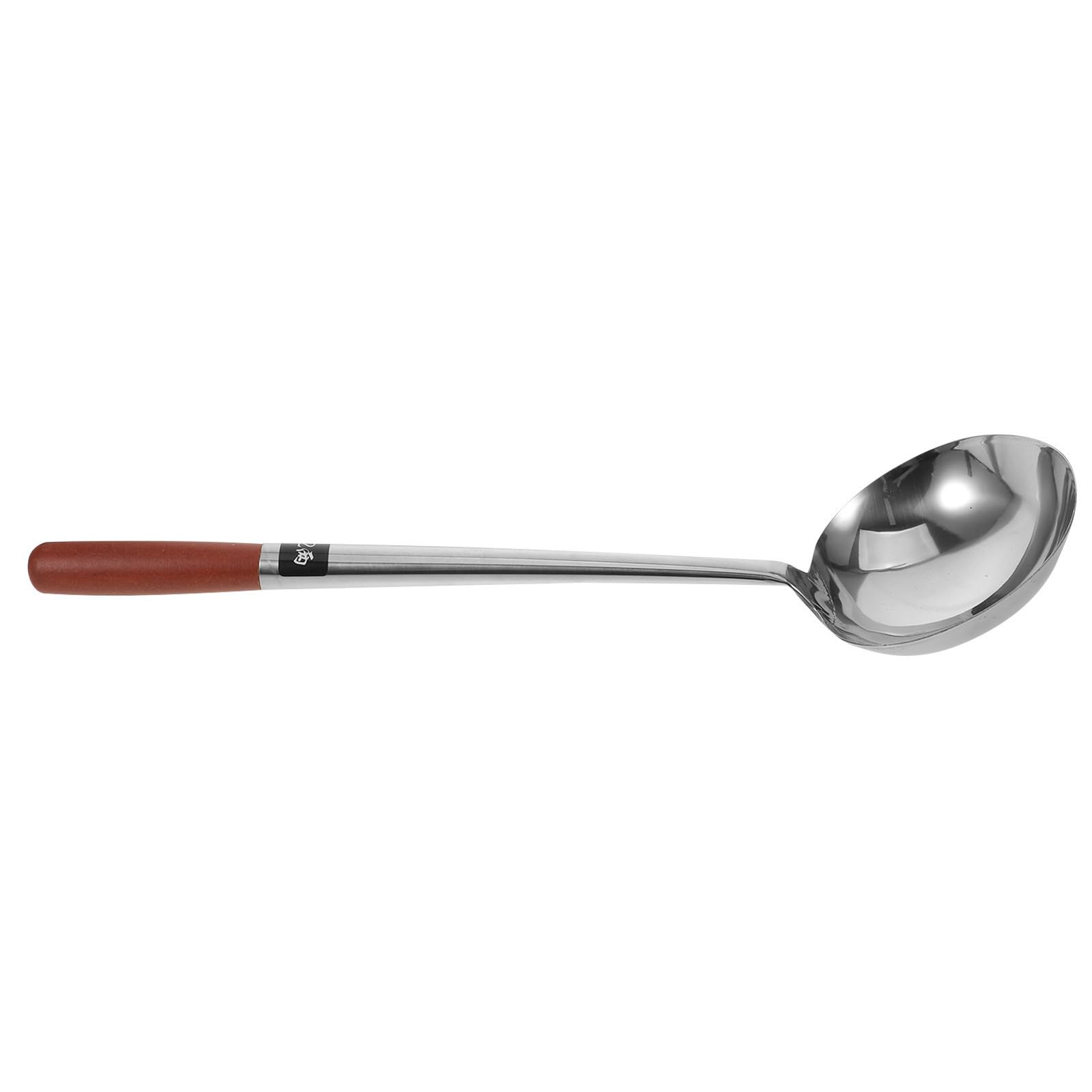 Cucharón de acero inoxidable profesional con gran capacidad y mango largo de alta resistencia
