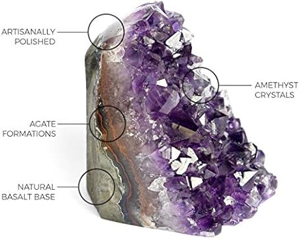 Amethist cluster op standaard 21 x 13,5 x 7 cm | 4309 gram - Spiritual