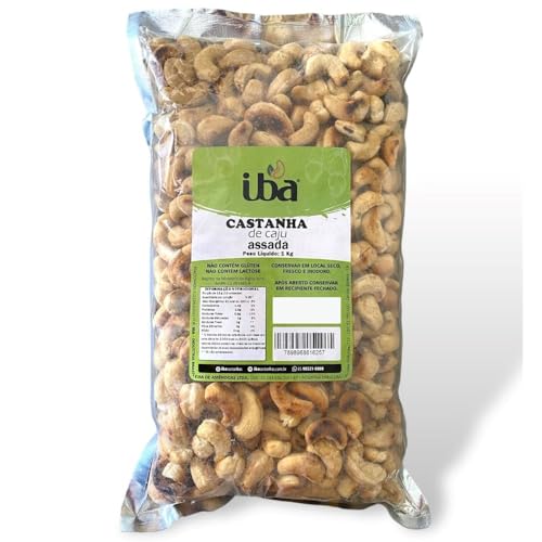 Castanha de Caju Assada IBA Castanhas de Caju 1 KG