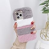 Questa custodia pelosa soffice per le donne è compatibile con iPhone SE 2020 / iPhone 8 / iPhone 7 4.7