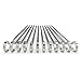 Master Cook Kabob Skewers 12-in Flat Stainless Steel Skewers Grilling BBQ Stick Skewers set of 12