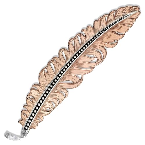 Image of Montana Silversmiths Hand Painted Western Lifestyle Cowboy Hat Band Feather