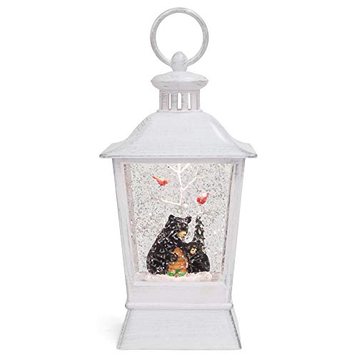 Roman 133306 Swirl Bear - Farol para mamá y bebé, 9 pulgadas, multicolor